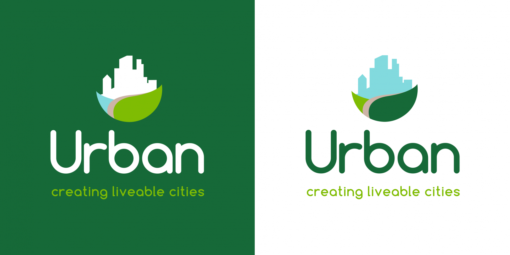 Urban creating liveable cities logo design