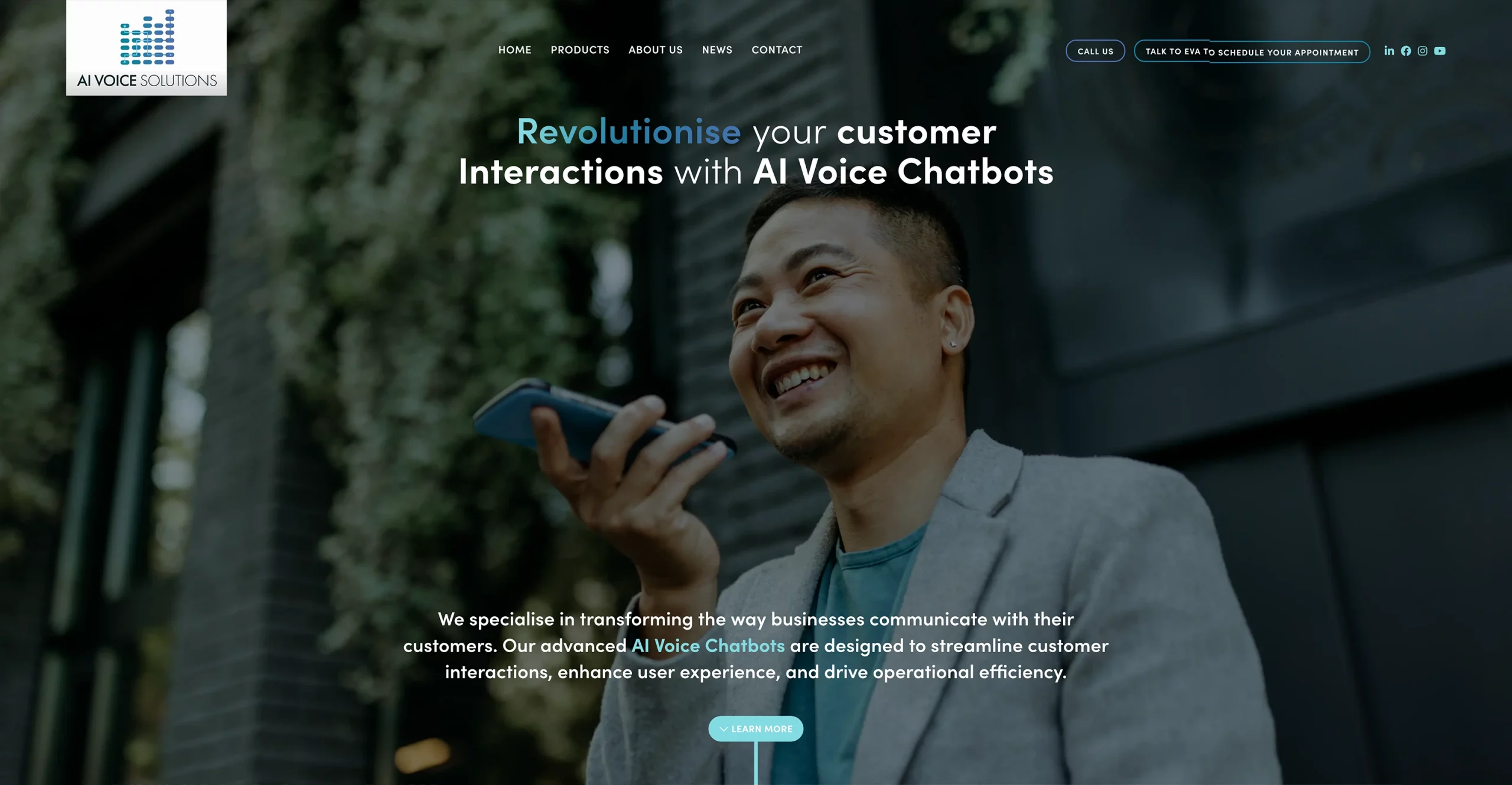 Start up AI Business Website Design